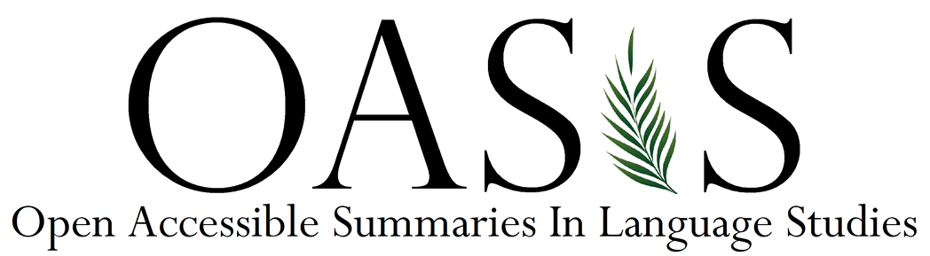 OASIS: Open Accessible Summaries in Language Studies